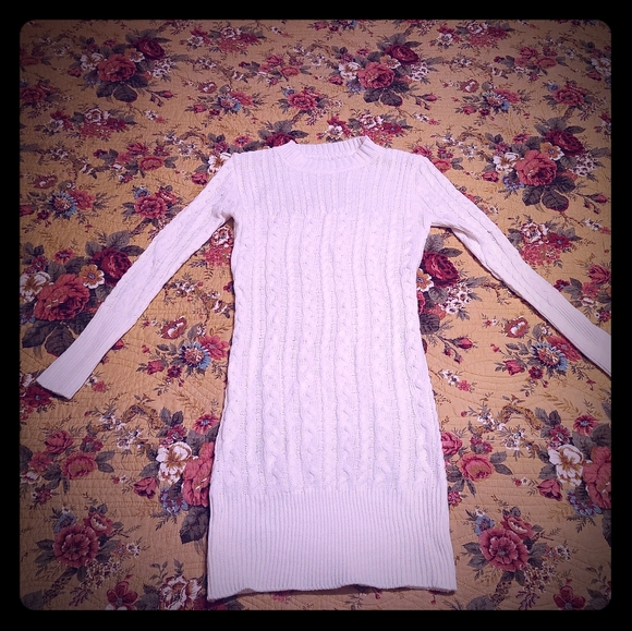 White Sweater Dress XS - Picture 1 of 1